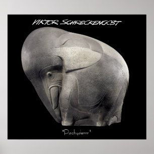 Tjockhuding Poster