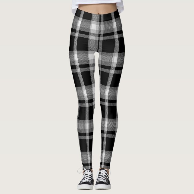 Tjockrutiga leggingar leggings (Framsida)