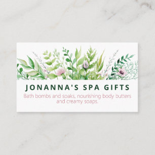 Tjockt Lush Bouquet DIY Handgjord Skincare Spa Bat Visitkort