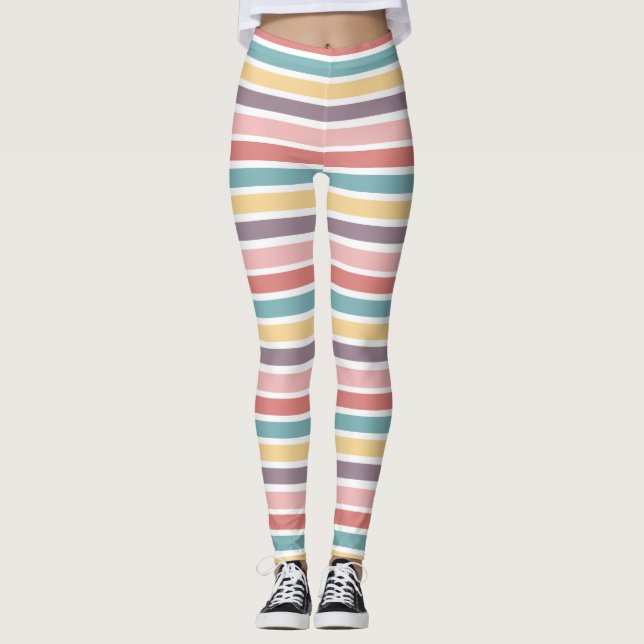 Tjockt Rand Leggings (Framsida)