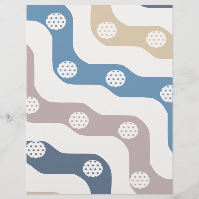 Tjockt vågigt linjepapper (Framsida)