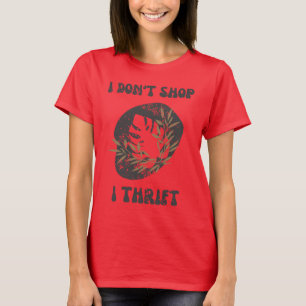 Tjordedesign för Thrift älskare vintage-anpassning T Shirt
