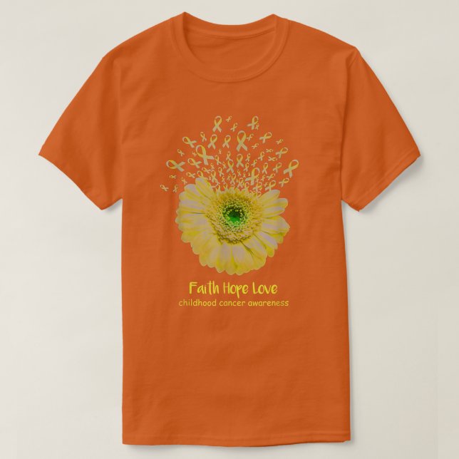 Tjorta för barncancer, tröja för barncancer (Design framsida)