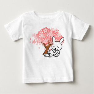 Tjorta för utskrift av kutkanin för spädbarn t shirt