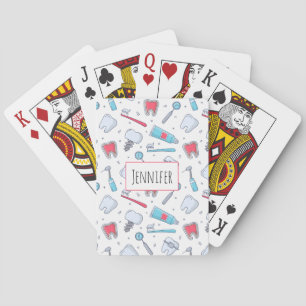 Tjud och Verktyg Dental Mönster Casinokort