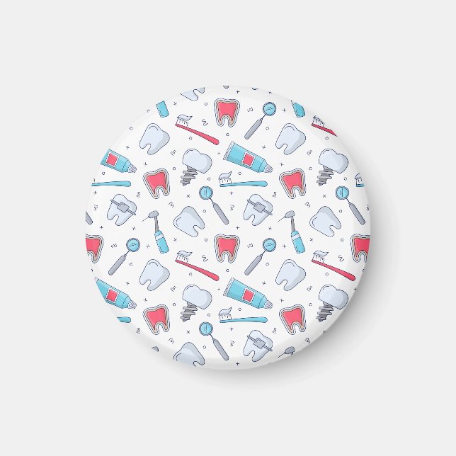 Tjud och Verktyg Dental Mönster Magnet (Framsidan)