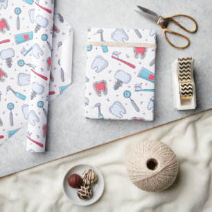 Tjud och Verktyg Dental Mönster Presentpapper