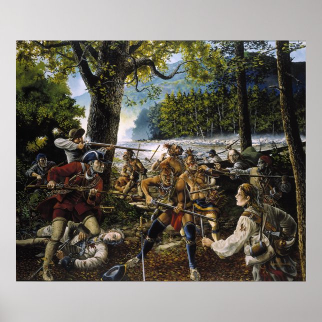 Tjugo Modiga Manar av Jackson Walker Poster (Framsidan)