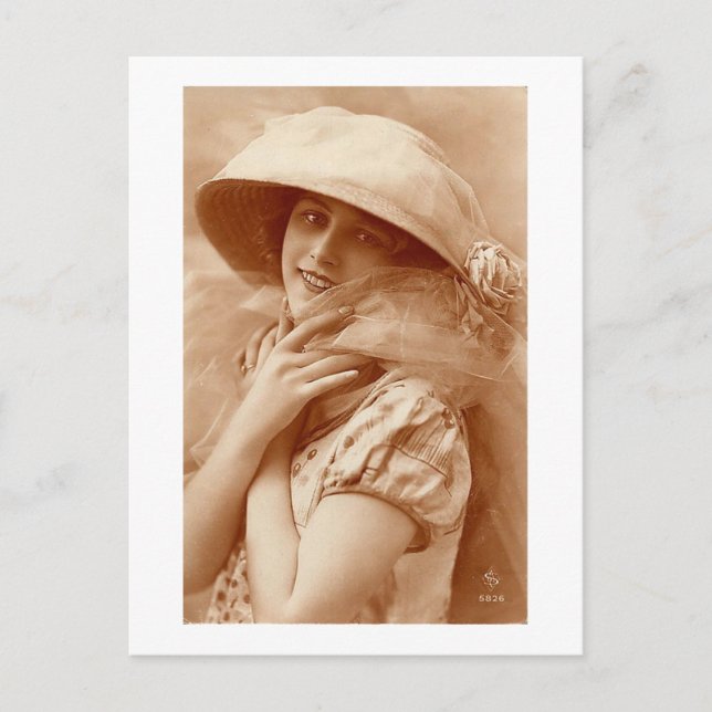 Tjugo porträtt vykort (Framsida)