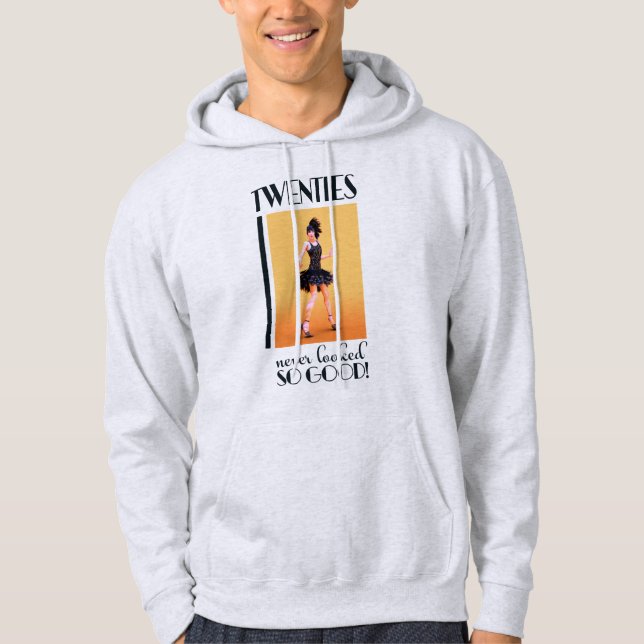Tjugo såg aldrig så bra Vintage Hoodie (Framsida)