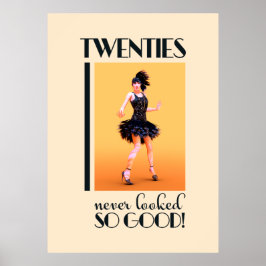 Tjugo såg aldrig så bra Vintage Poster