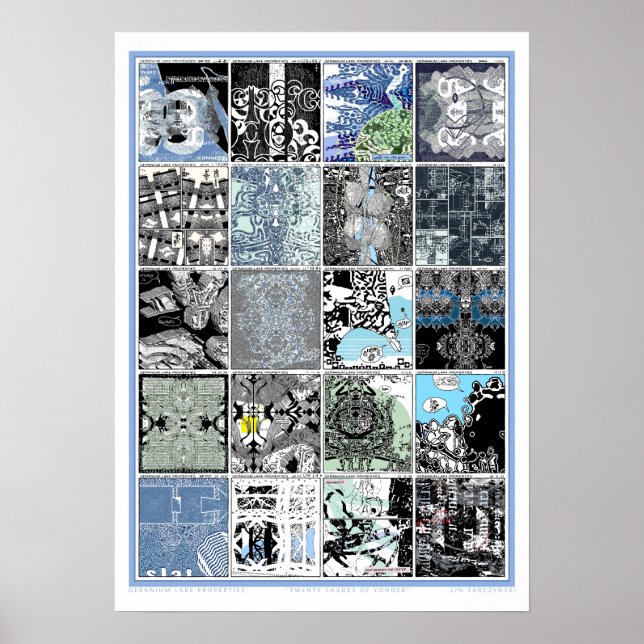 Tjugo skuggor av Yonder Poster (Framsidan)