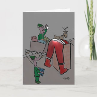 Tjugoårskort: Cheeky Elves Helgkort