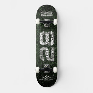 Tjugoåtta 4/4 mini skateboard bräda 18,5 cm