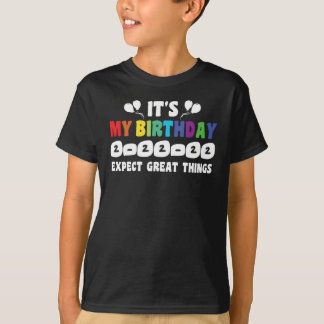 Tjugodagarsdagen min födelsedag 2.22.22 Tosday Bir T Shirt