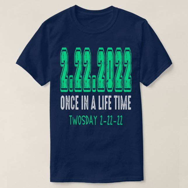 Tjugodagen 2222 Tisdagen 22 februari 2022 Sou T Shirt (Design framsida)