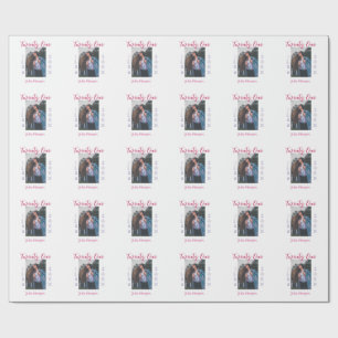 tjugoett foto födelsedag rosa lila flicka pojke na presentpapper