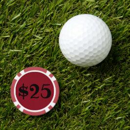 Tjugofem dollar (logotyp) poker marker