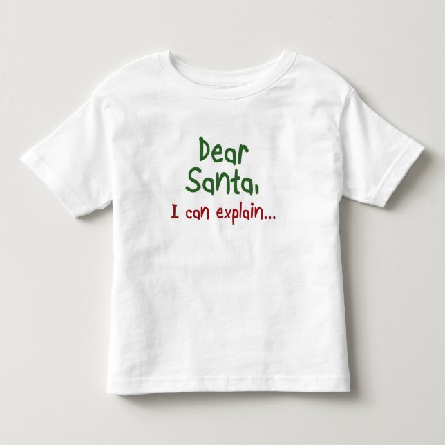 Tjugofnabbcitat Småbarn julbarnskläder Tee Shirt (Framsida)