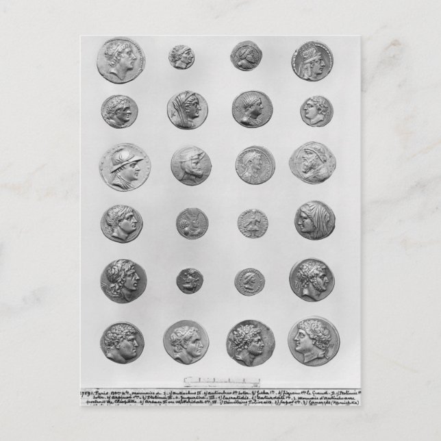 Tjugofyra mynt vykort (Framsida)