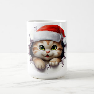 Tjugojulkatt genom väggen illustreras kaffemugg