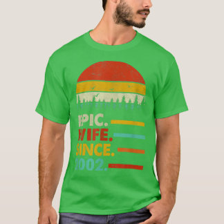 Tjugonde Bröllop-årsdagen för hennes Epic-fru seda T Shirt