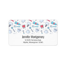 Tjugonen och Verktyg Adress i Dental Mönster