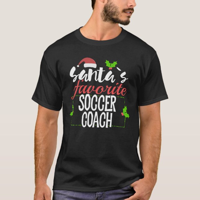 Tjugonyt jultomts favoritfotboll - julgåva t shirt (Framsida)