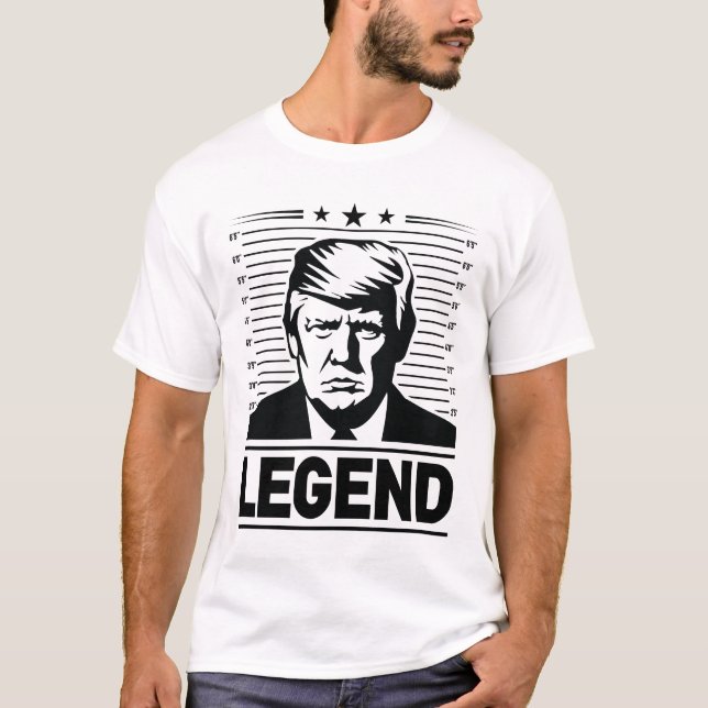 Tjugosäkra Donald Trumpval 2024 legend T Shirt (Framsida)