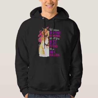 Tjuhundar är flickornas bästa vän Hund Mamma Morsa Hoodie