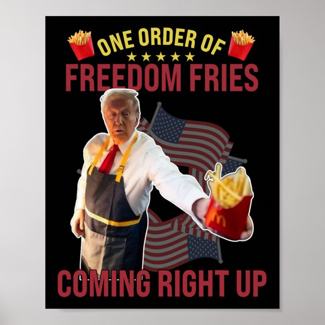 Tjunoen frihetsordning kommer snart Höger upp Poster (Framsidan)