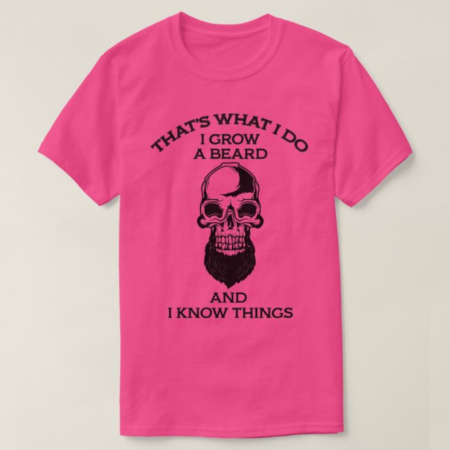 Tjuny Barber Shirts for Bearded Manar Beard Game G T Shirt (Design framsida)