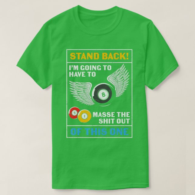 Tjuny Billiards 1 T Shirt (Design framsida)