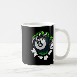 Tjuny Billiards Nagel Art Billiards som spelar Bas Kaffemugg