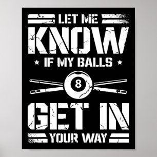 Tjuny Billiards Player Snooker Billiard Bassäng Pl Poster
