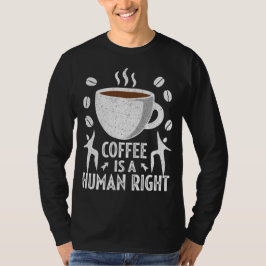 Tjuny Coffee Älskare-presenter för födelsedagsjule T Shirt