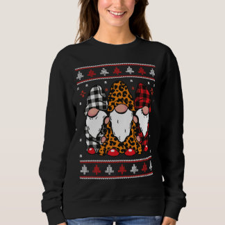 Tjuny Gnomes jul Cute Gnomes i Ugly Sweater T Shirt