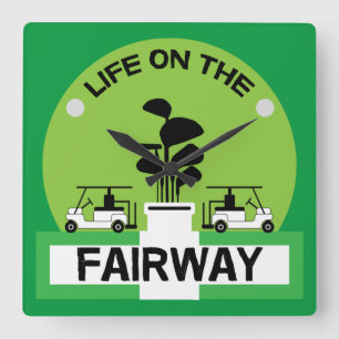 Tjuny Golfing Pros Golfing Fanatics Sports Fyrkantig Klocka