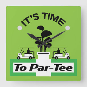Tjuny Golfing Pros Golfing Fanatics Sports Fyrkantig Klocka