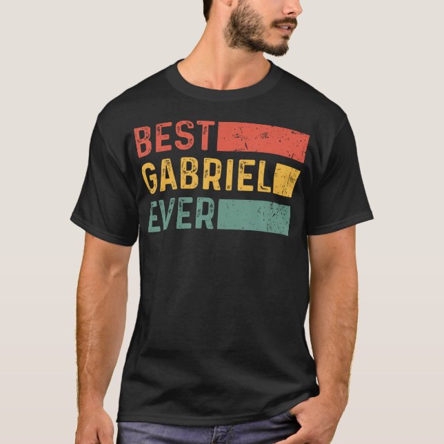 Tjuny juldagspresent för Gabriel Best Gab T Shirt (Framsida)