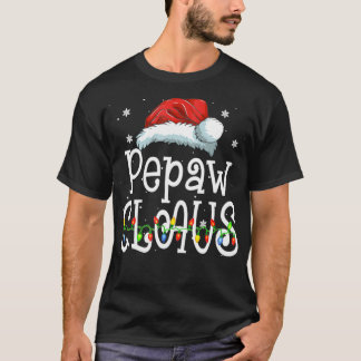 Tjuny julfamiljegåva från Santa Pepaw Claus T Shirt