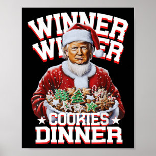Tjuny jultomtrump Vinnare Cookies Poster