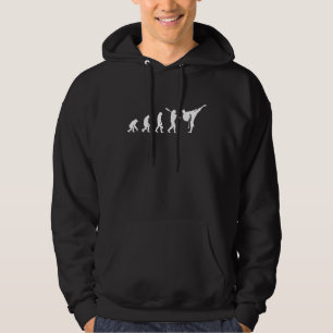 Tjuny Karate Evolution-gåva för martialartister Hoodie