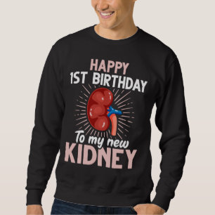 Tjuny Kidney Transplant-årsdag Lång Ärmad Tröja