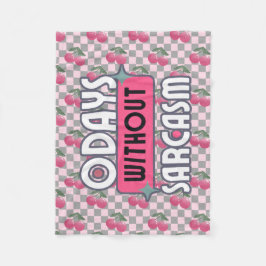 Tjuny Mamma 0 dagar utan Sarcasm Fleecefilt