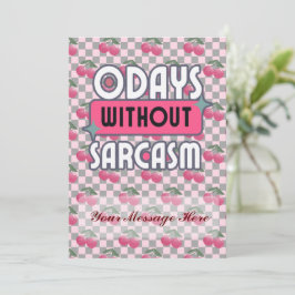 Tjuny Mamma 0 dagar utan Sarcasm Mors dag Julkort