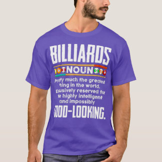 Tjuny miljardlista 8 Boll Bassäng T Shirt