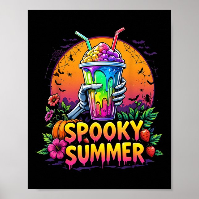 Tjuny Party-taloky Sommardrickare Summerween Vibes Poster (Framsidan)