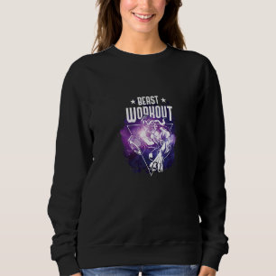 Tjur Beast Workout Oxen Gym Fitness Lyftning Vikte T Shirt