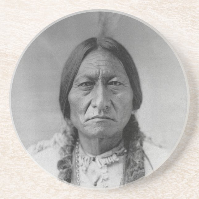 Tjur för sitta för Lakota indian högsta Underlägg (Framsidan)